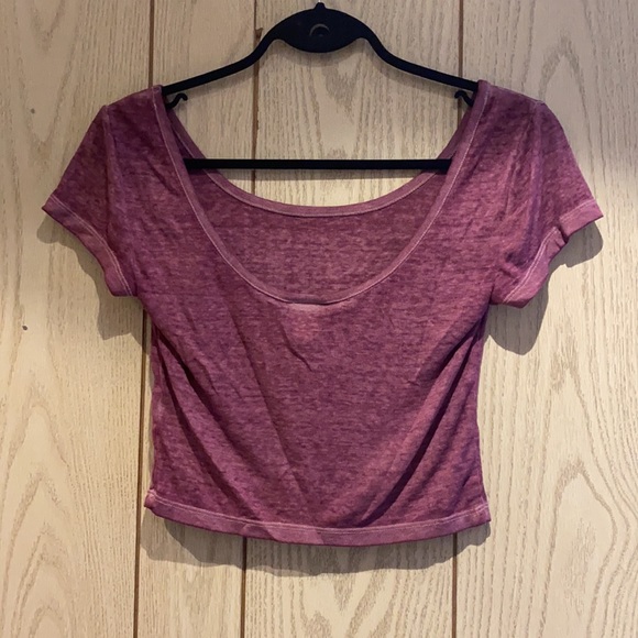 Crop top lightweight violet/purple colour - Picture 2 of 3